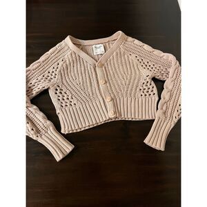 Abercrombie &fitch crochet jacket